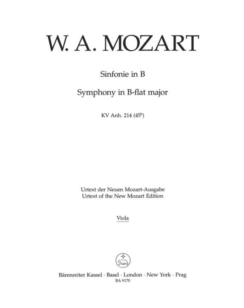 Symphony Bb Major No. 55